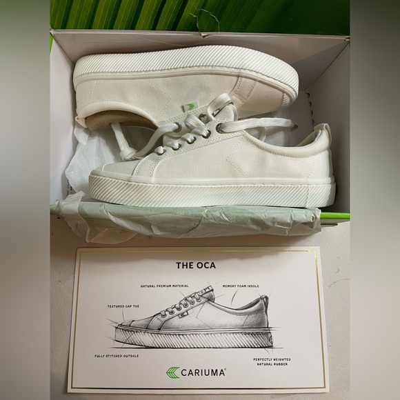 NIB Cariuma Off White Canvas OCA Low Size 6.5 Women’s - Picture 15 of 15